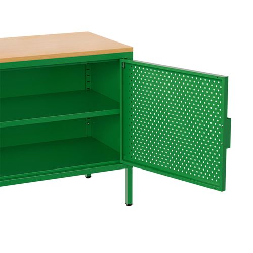 Buffet Moderne 2 Portes L100 Cm En Métal Vert