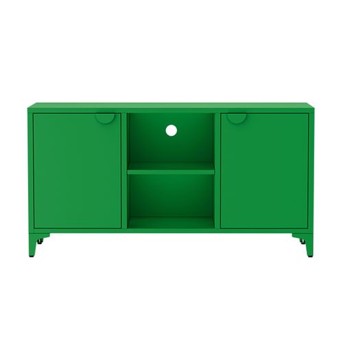 Buffet Moderne 2 Portes L120 Cm En Métal Vert