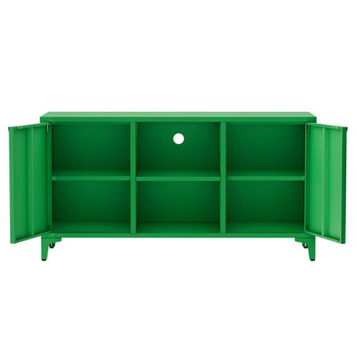 Buffet Moderne 2 Portes L120 Cm En Métal Vert