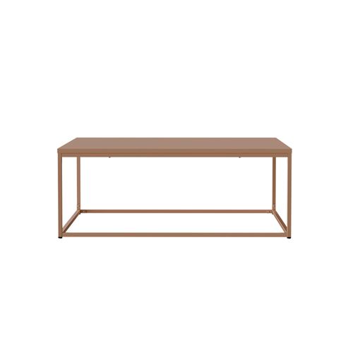 Table Basse Carrée Moderne L90 Cm Marron