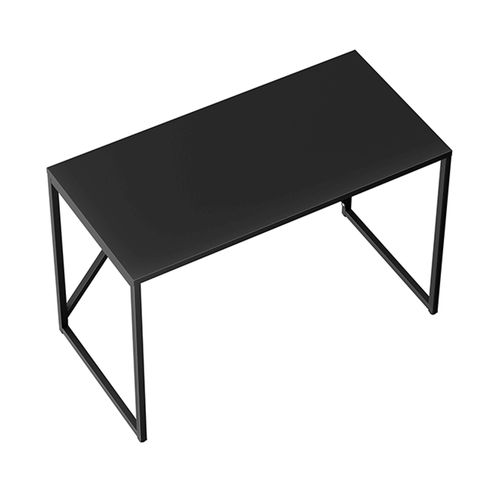Bureau Moderne L120 Cm En Métal Noir