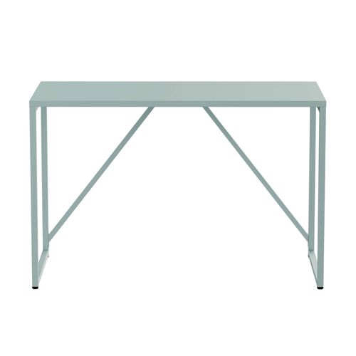 Bureau Moderne L120 Cm En Métal Vert Sauge