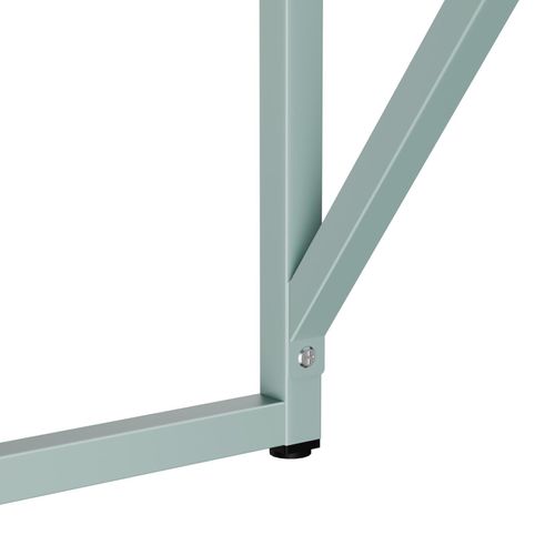 Bureau Moderne L120 Cm En Métal Vert Sauge