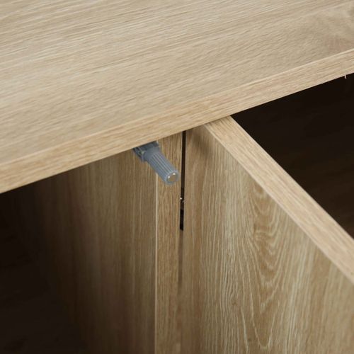 Buffet 3 Portes 120 Cm Scandinave Bois Clair