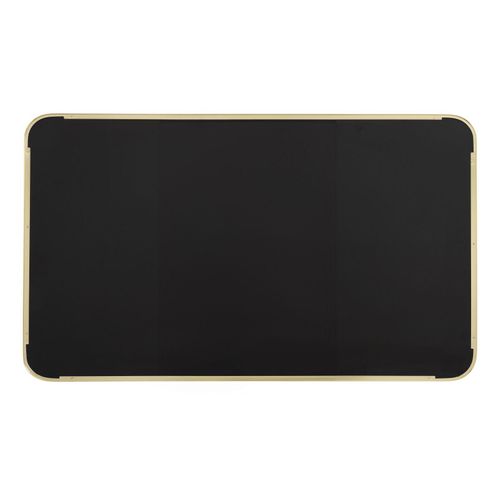 Plateau De Table Stratifié 120 X 60 Cm Et Bord Aluminium Terrazzo Montmartre