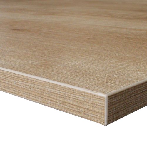 Plateau De Table Mélaminé 120 X 60 Cm Bois Clair Montmartre