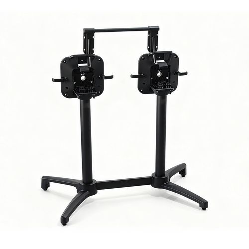 Pied De Table Double Aluminim 72 Cm Noir Loki