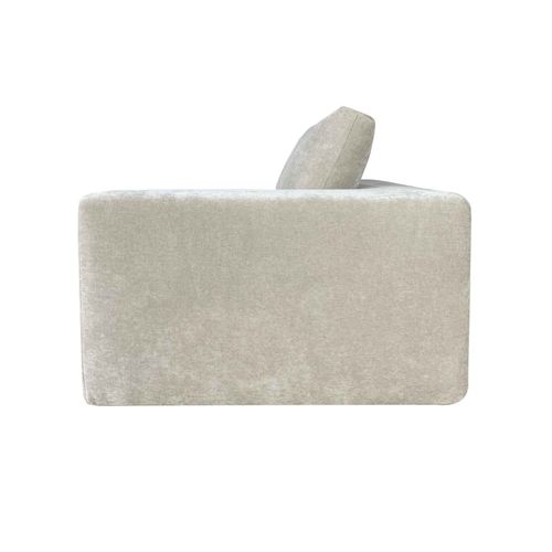 Fauteuil D'angle Pour Canapé Modulable En Tissu Écru L 100 Cm Hector