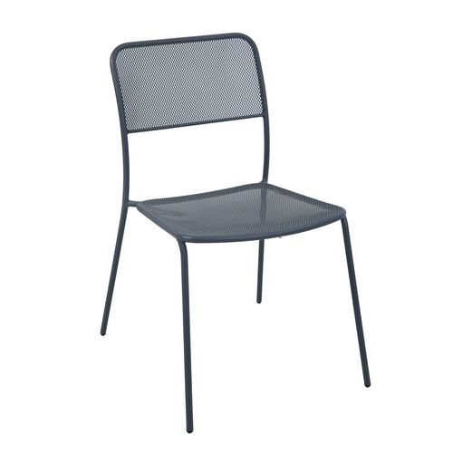 Ensemble Table Et 6 Chaises De Jardin Gris Anthracite