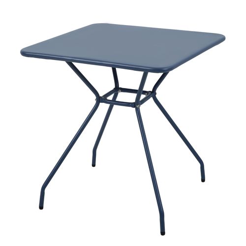 Ensemble Table Et 2 Fauteuils De Jardin Bleu