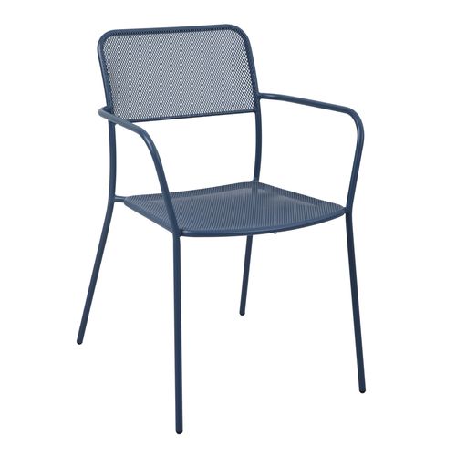 Ensemble Table Et 2 Fauteuils De Jardin Bleu
