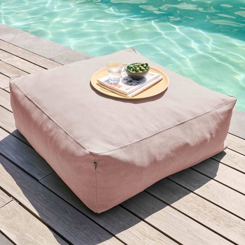 Pouf De Jardin Pour Canapé Modulable Rose Poudré Mixi