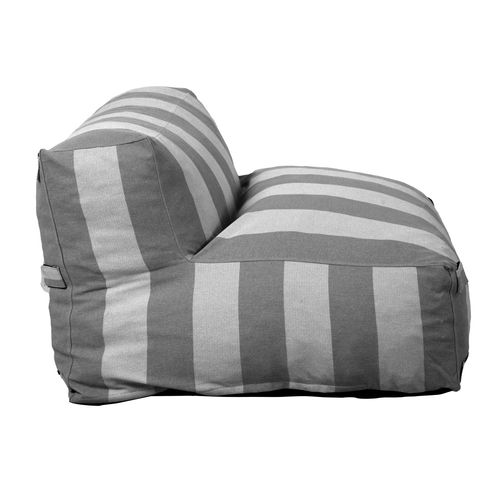 Fauteuil De Jardin Rayé Pour Canapé Modulable Gris Anthracite Mixi