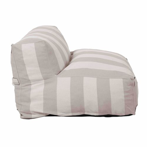 Fauteuil De Jardin Rayé Pour Canapé Modulable Beige Mixi