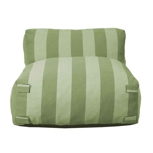 Fauteuil De Jardin Rayé Pour Canapé Modulable Vert Cactus Mixi