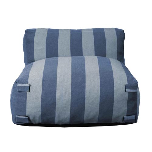 Fauteuil De Jardin Rayé Pour Canapé Modulable Bleu Pacific Mixi