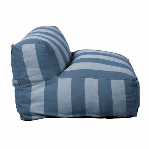 Fauteuil De Jardin Rayé Pour Canapé Modulable Bleu Pacific Mixi