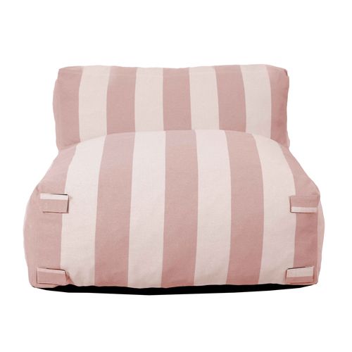 Fauteuil De Jardin Rayé Pour Canapé Modulable Rose Poudré Mixi