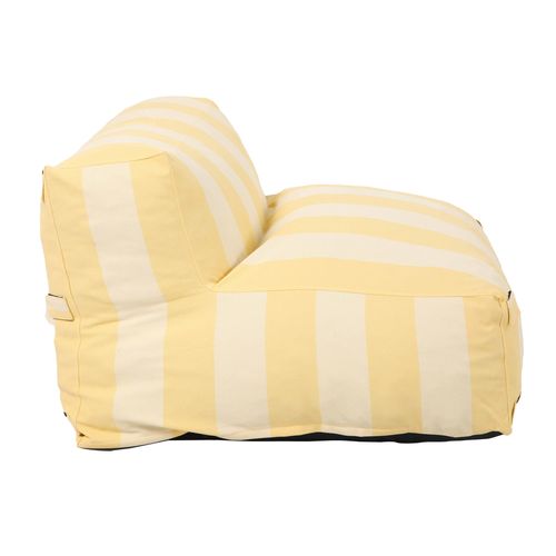 Fauteuil De Jardin Rayé Pour Canapé Modulable Jaune Clair Mixi