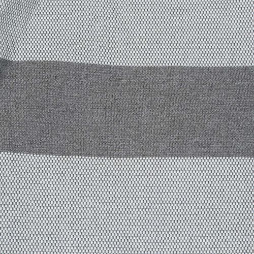 Méridienne Rayé Pour Salon De Jardin Modulable Gris Anthracite Mixi