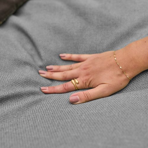 Canapé De Jardin Modulable Avec 2 Fauteuils D'angle Gris