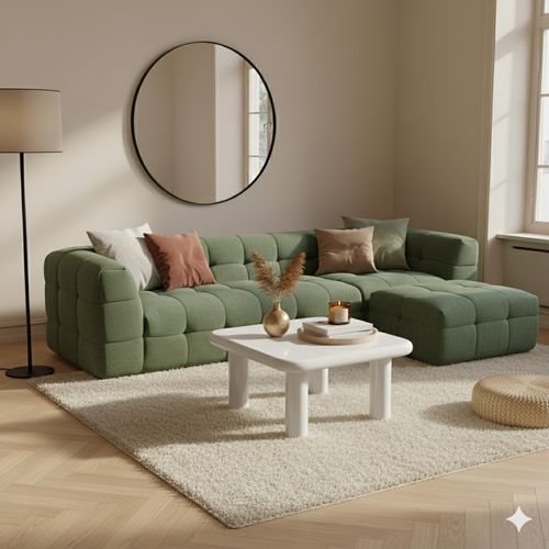 Table Basse Carrée 75 Cm En Mdf Effet Laqué Blanc