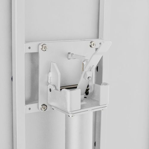 Table De Jardin Carrée Bistrot Avec Plateau Rabattable Blanc Palavas