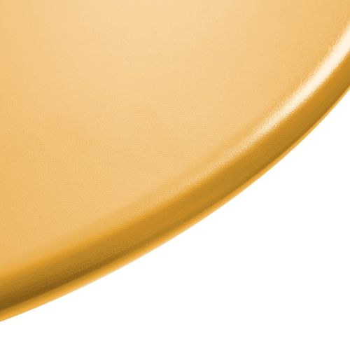 Table De Jardin Ronde Bistrot Avec Plateau Rabattable Jaune Palavas