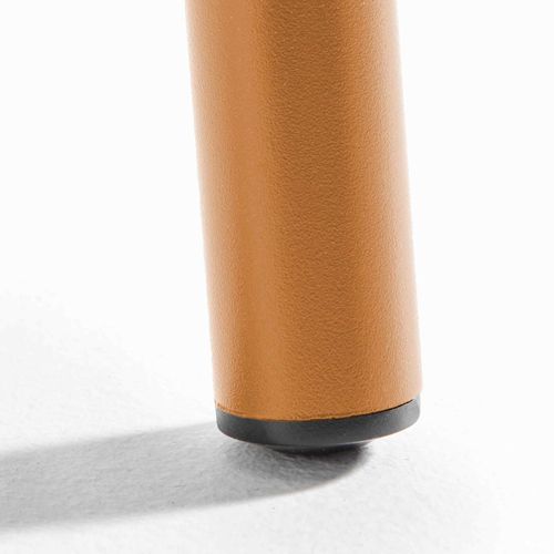 Ensemble Table De Jardin Et 6 Chaises En Métal Caramel Palavas