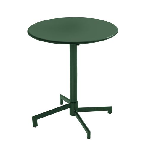 Ensemble Table De Jardin Et 2 Chaises En Métal Vert Forêt Palavas