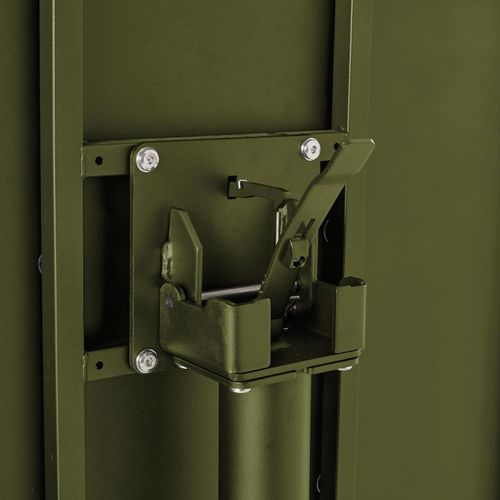 Ensemble Table De Jardin Et 2 Chaises En Métal Vert Kaki Palavas