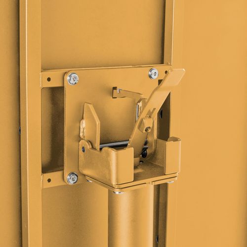 Ensemble Table De Jardin Et 2 Chaises En Métal Jaune Palavas