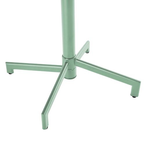 Ensemble Table De Jardin Et 2 Chaises En Métal Vert Sauge Palavas