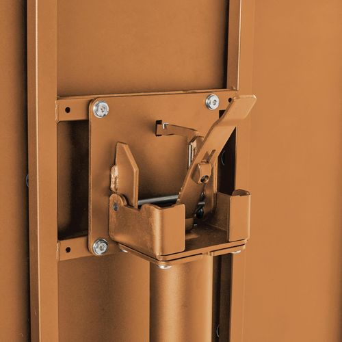 Ensemble Table De Jardin Et 2 Fauteuils En Métal Caramel Palavas