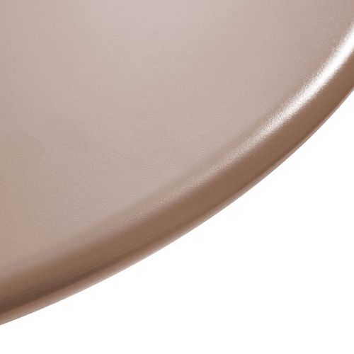 Ensemble Table De Jardin Et 2 Fauteuils En Métal Taupe Palavas