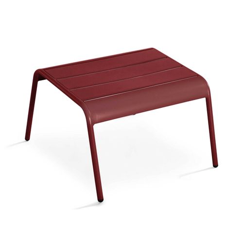 Fauteuil Relax Et Repose Pied En Métal Pourpre Palavas