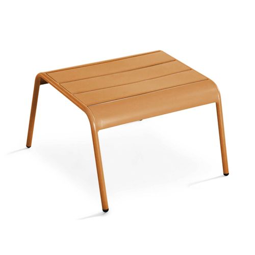 Fauteuil Relax Et Repose Pied En Métal Caramel Palavas