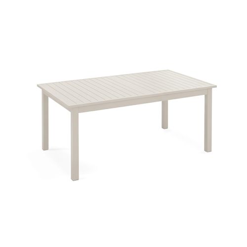 Table De Jardin Extensible En Aluminium 8 à 10 Places Crème Butterfly