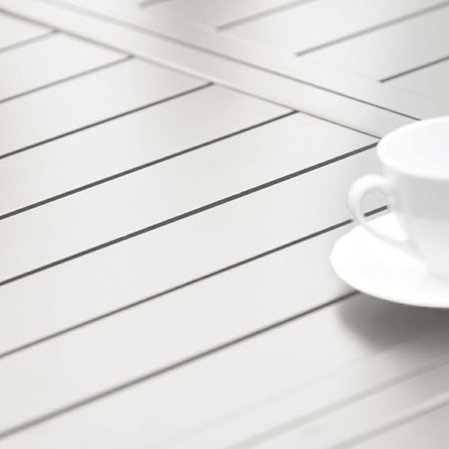 Table De Jardin Extensible En Aluminium 8 à 10 Places Crème Butterfly