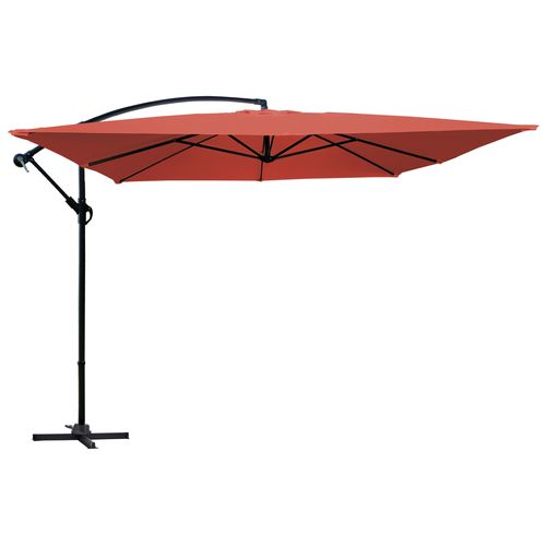 Parasol Déporté 3 X 3 M Terracotta Genova