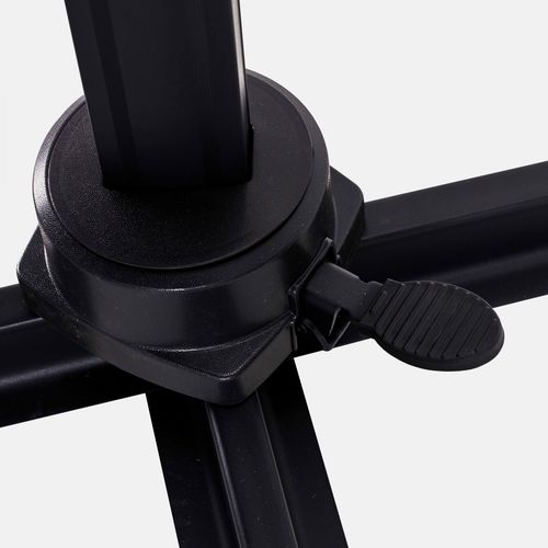 Parasol Déporté 4x3 M 360° Inclinable + 4 Dalles à Lester Terracotta