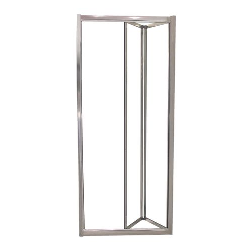 Porte De Douche Ekla - Pliante - Finition Chromé - 70x185cm