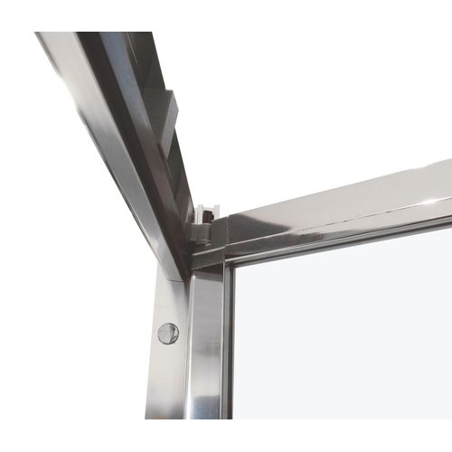 Porte De Douche Ekla - Pliante - Finition Chromé - 80x185cm