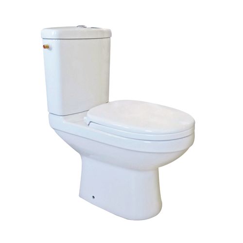 Pack Wc Clain Bride Sortie Horizontale - H75,8xl34,6x59,5cm - Céramique Blanche