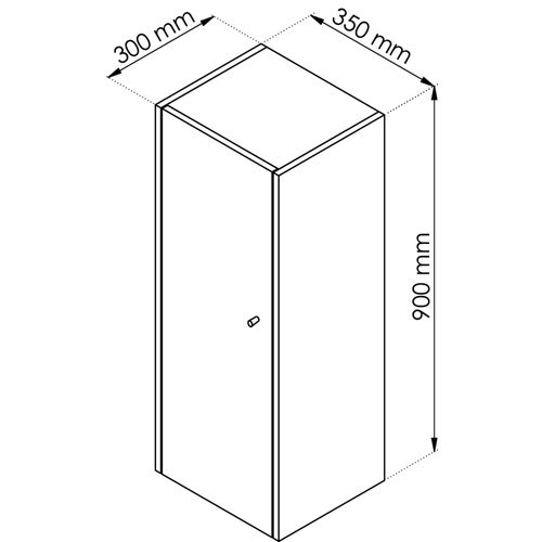 Colonne De Salle De Bain à Suspendre Ivan S+ - L35cm - Blanc - Mélaminé - Livré En Kit