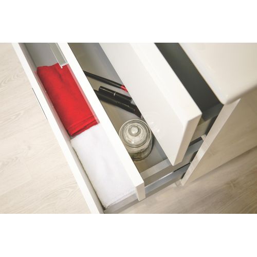 Meuble Salle De Bain à Poser Montecarlo - L60cm - Blanc -  - Livré Monté