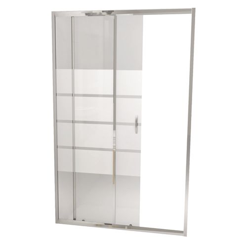 Porte De Douche Shiva - Coulissante - Finition Chromé - 160x190cm