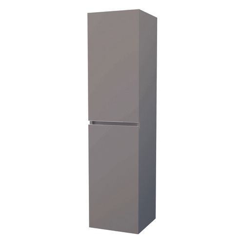 Colonne De Rangement  à Suspendre Trendy - 30 Cm  2 Portes  - Laqué Gris Mat