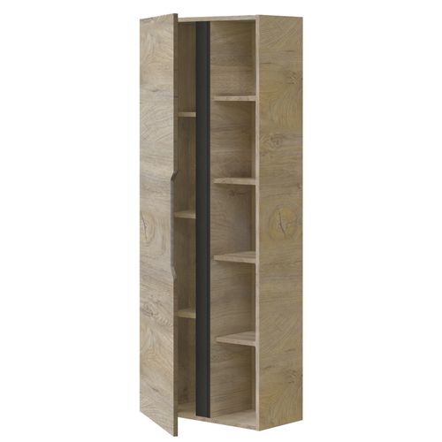 Double Colonne De Rangement à Suspendre Alaska - 50 Cm - Bois - 1 Porte