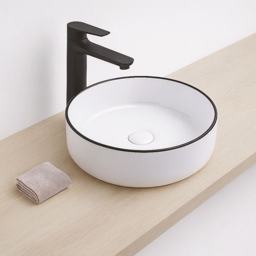 Vasque Ronde à Poser Lisea - Céramique Blanche